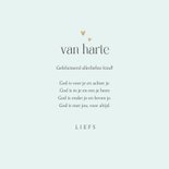 Stijlvolle christelijke verjaardagskaart Gods zegen 3