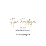 Stijlvolle kerstkaart 2026 kerstballen en foto 3