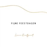 Stijlvolle kerstkaart sfeer kerstbal lichtjes groen 3