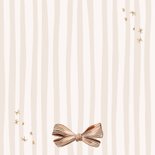 Stijlvolle kerstkaart streeppatroon watercolor strik foto Achterkant