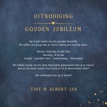 Stijlvolle klassieke uitnodiging 50-jarig huwelijksjubileum 3