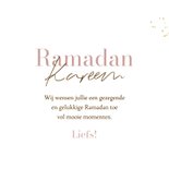 Stijlvolle Ramadan kaart halve maan goud ster watercolor 3