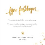 Stijlvolle rode zakelijke kerstkaart met eigen foto en logo 3