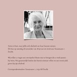 Stijlvolle rouwkaart terra waterverf lijnillustratie vogel 2