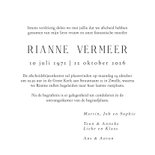 Stijlvolle rouwkaart vlinder waterverf aardetinten 3