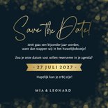 Stijlvolle Save the Date & kerstkaart in één met eigen foto 3