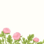 Stijlvolle sterkte kaart met roze bloemen 2