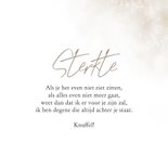 Stijlvolle sterktekaart botanische bladeren hart 3