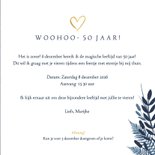 Stijlvolle uitnodiging voor je 50ste verjaardag met 1976 3