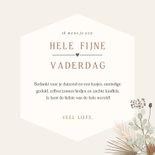  Stijlvolle vaderdagkaart met trendy droogbloemen en tekst 3