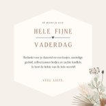  Stijlvolle vaderdagkaart met trendy droogbloemen en tekst 3