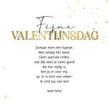 Stijlvolle valentijnskaart knuffel collage hartjes goud 3