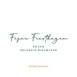 Stijlvolle zakelijke kerstkaart kerstboom licht 3