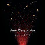 Stijlvolle zakelijke kerstkaart Merry Christmas 2