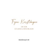 Stijlvolle zakelijke kerstkaart Merry Christmas 3