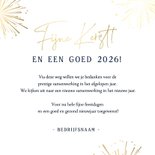 Stijlvolle zakelijke kerstkaart met fijne feestdagen en 2026 3