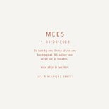 Subtiel rouwkaartje met een vlinder voor een sterrenkindje 3