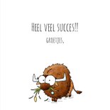 Succes kaart buffel - Nog even door buffelen! 3