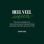 Succes kaart klavertjes vier examens heel veel succes  3