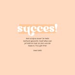 Succes kaart yes you can hip zalmkleur 3