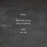 Succes met je examen kaart 3