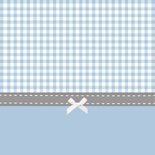 Traditioneel geboortekaartje voor een zoon Achterkant