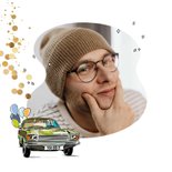 Trendy geslaagd kaart rijbewijs kentekenplaat auto confetti 2