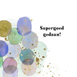 Trendy geslaagd kaart trots op jou watercolor ballonnen goud 2