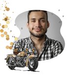 Trendy geslaagdkaart motorrijbewijs illustratie confetti 2