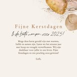 Trendy kerstkaart Boho kerst watercolor kerstbomen goud ster 3