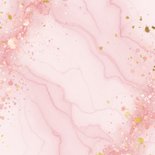 Trendy kerstkaartje roze verf met marmeren jaartal Achterkant