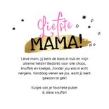 Trendy moederdagkaart 'Mama i love you' fashion illustratie 3
