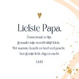Trendy vaderdagkaart kleurrijk abstract modern goud hart 3