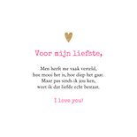 Trendy valentijnskaart 'Let's get Wild' panter kader goud 3