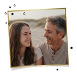 Trendy verjaardagskaart papa van harte illustratie hart 2