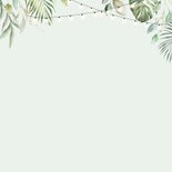 Trouwkaart bakfiets confetti av Achterkant