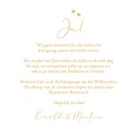 Trouwkaart bakfiets met gezin en hartjes 3