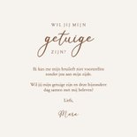 Trouwkaart bohemian getuige bruidsmeisje ceremoniemeester  3