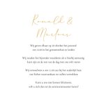 Trouwkaart busje wit met hartjes 3