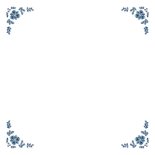 Trouwkaart Delftsblauw fiets Achterkant