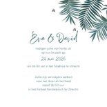 Trouwkaart fiets met blikjes 3