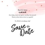 Save the date kaart confetti aquarel 3