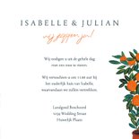 Trouwkaart mediterraanse kust zomer 3