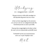 Trouwkaart natuurlijk romantisch hart takjes groen 3