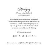 Trouwkaart oldtimer bruidspaar 3