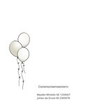 Trouwkaart retro cabrio 2