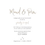 Trouwkaart retro cabrio 3