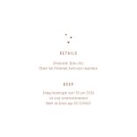 Trouwkaart silhouet bruid trekt bruidegom met stropdas 2