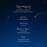 Trouwkaart sterrenhemel stijlvol 3