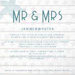 Trouwkaart Strand  Zee Zomer 3